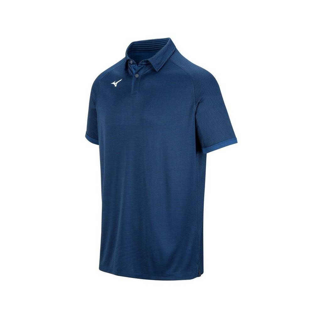 Mens Mizuno Scout Polo Navy Philippines (JUODCQ046)